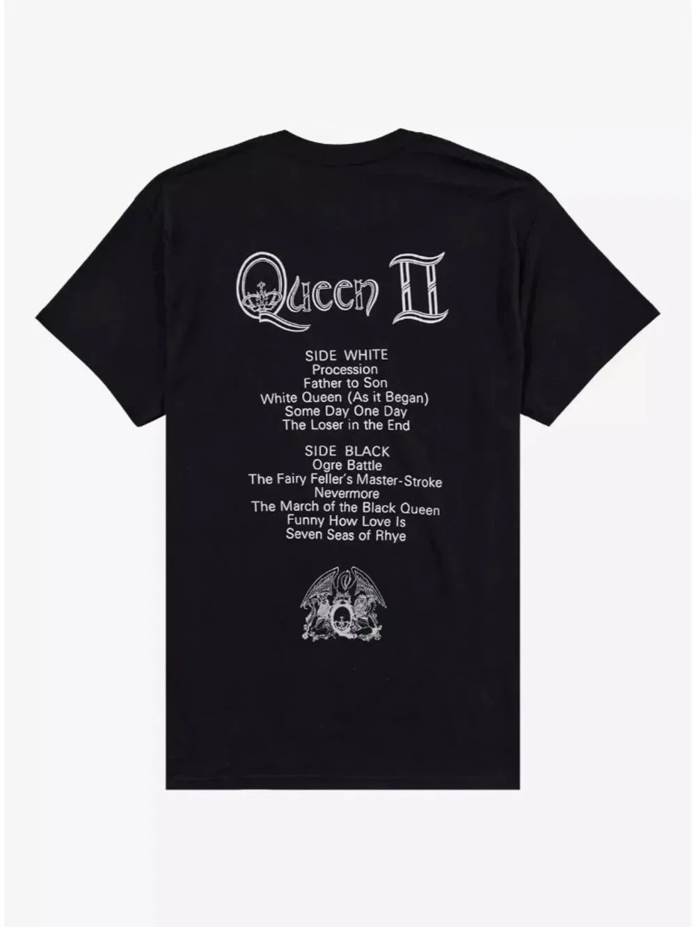 Queen II Tracklist T-Shirt 2-Sided X-LARGE New With Tags - Picture 4 of 8